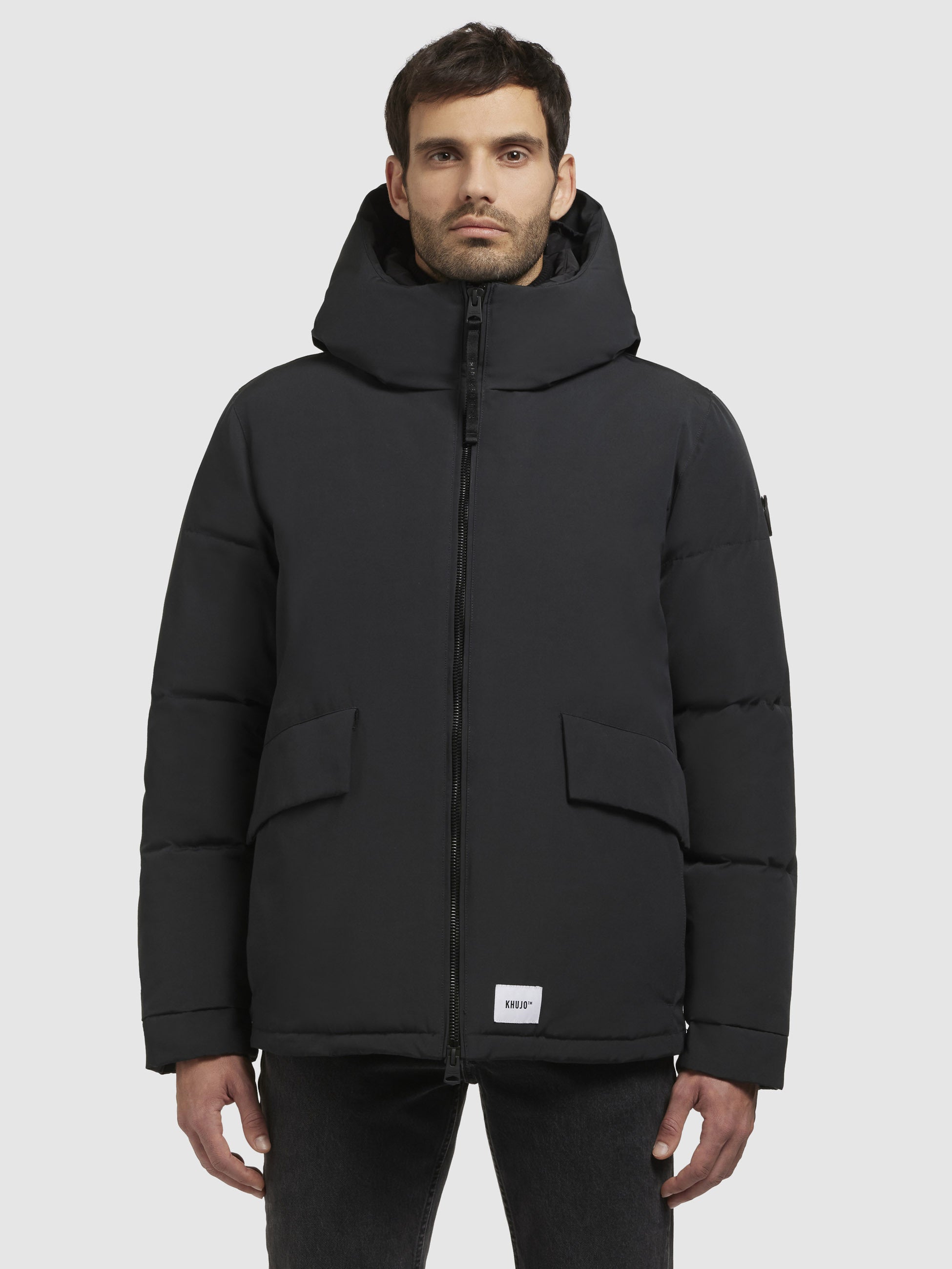 khujo-jacke-gero-dunkelgrau-herren-warme-kapuzen-winterjacke image 4