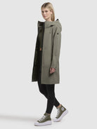 khujo-coat-sanni-grey-green-leichte-regenjacke-damen-slim-fit image 2