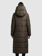khujo-coat-soulani4-dark-green-steppmantel-wadenlang-damen image 3