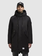 khujo-anth-damen-parka-mantel-black image 4