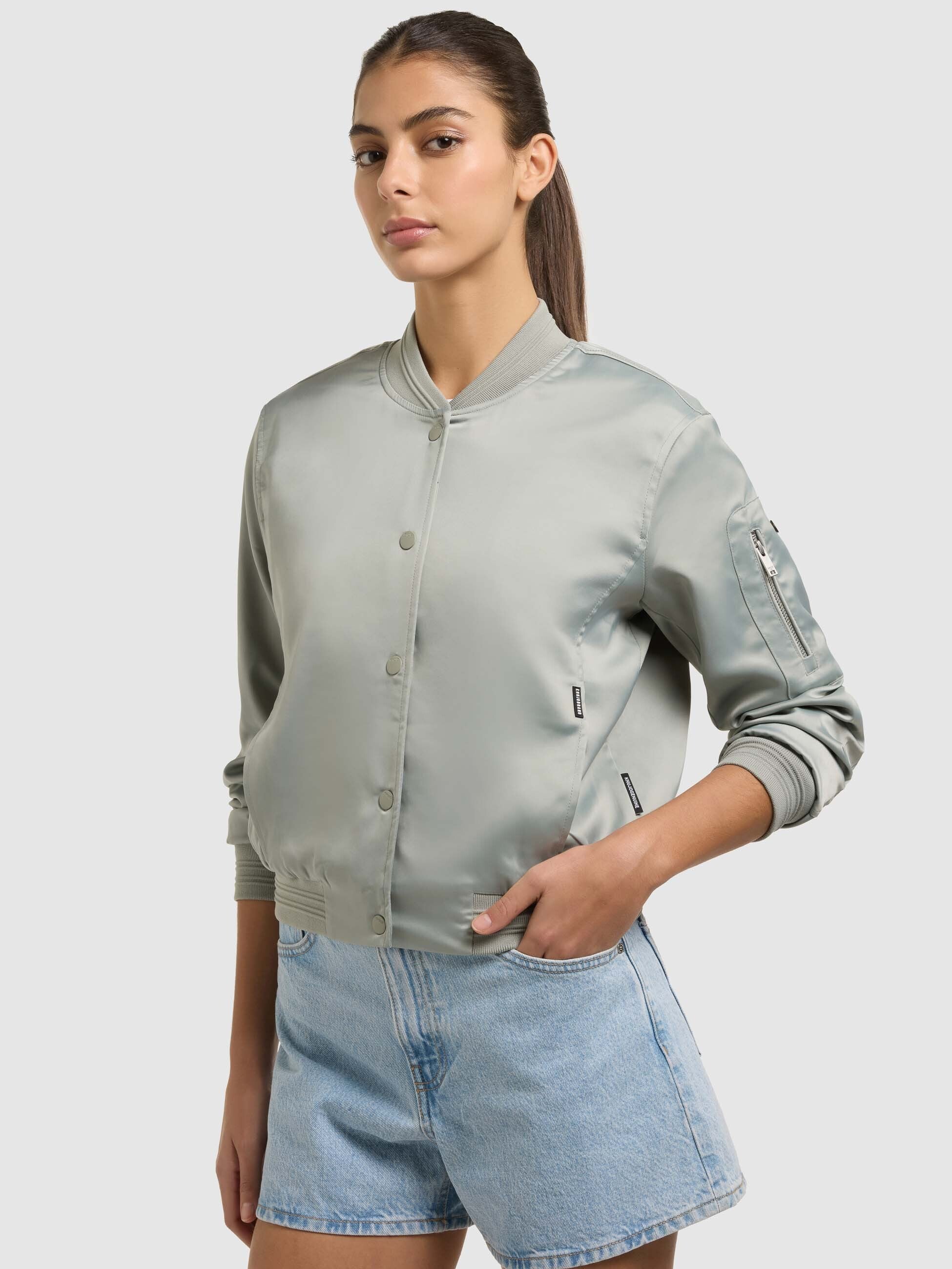 khujo-jacke-tami-cloud-green-bomberjacke-f-r-damen image 7