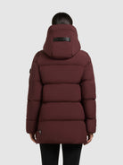 khujo-jacke-drown-matt-moscato-red-damen-steppjacke image 3