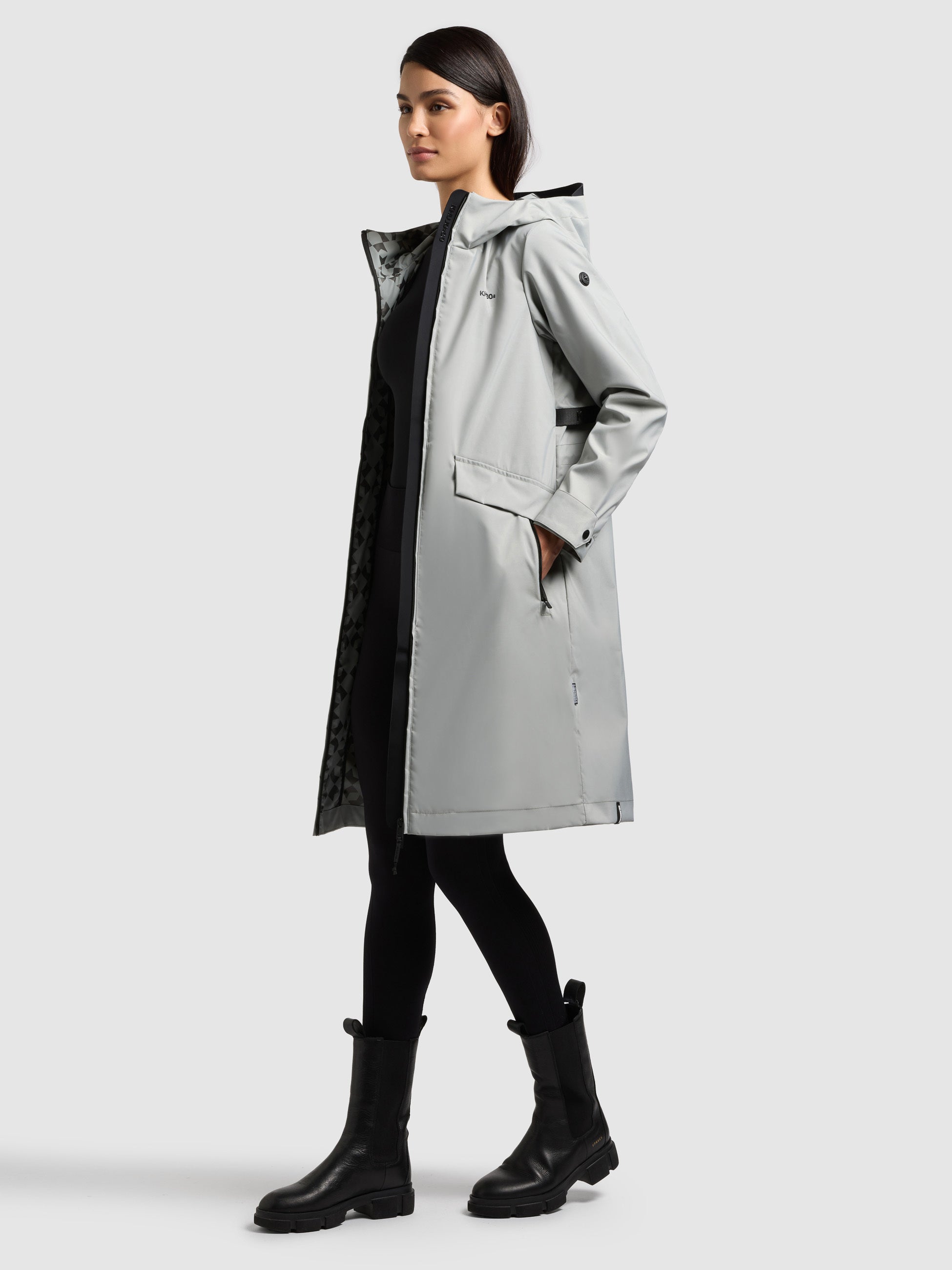 khujo-femke2-damen-parka-cloud-green-slim-fit image 2