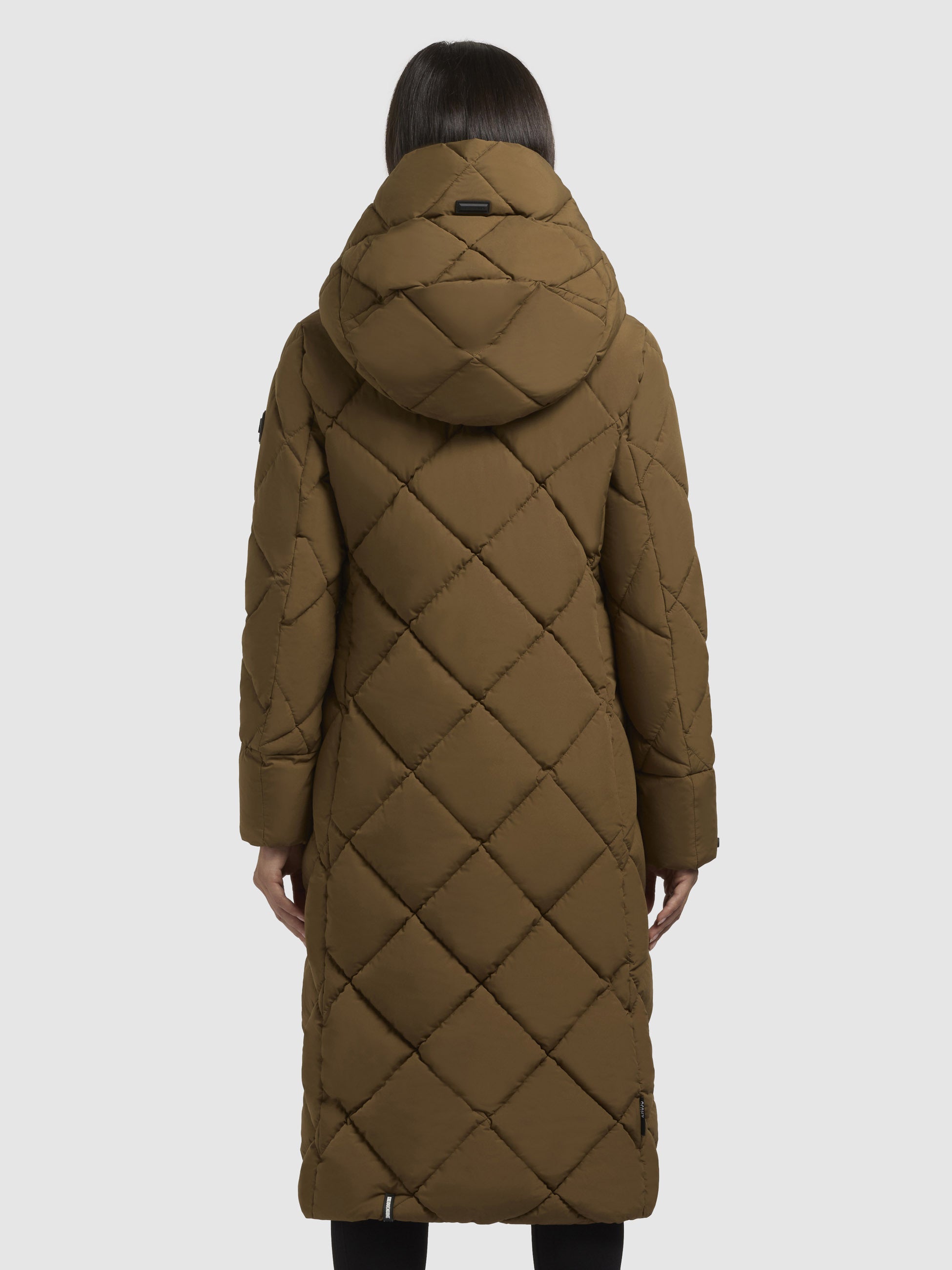 khujo-mantel-elow-khaki-damen-steppmantel-regular-fit-knielang image 3