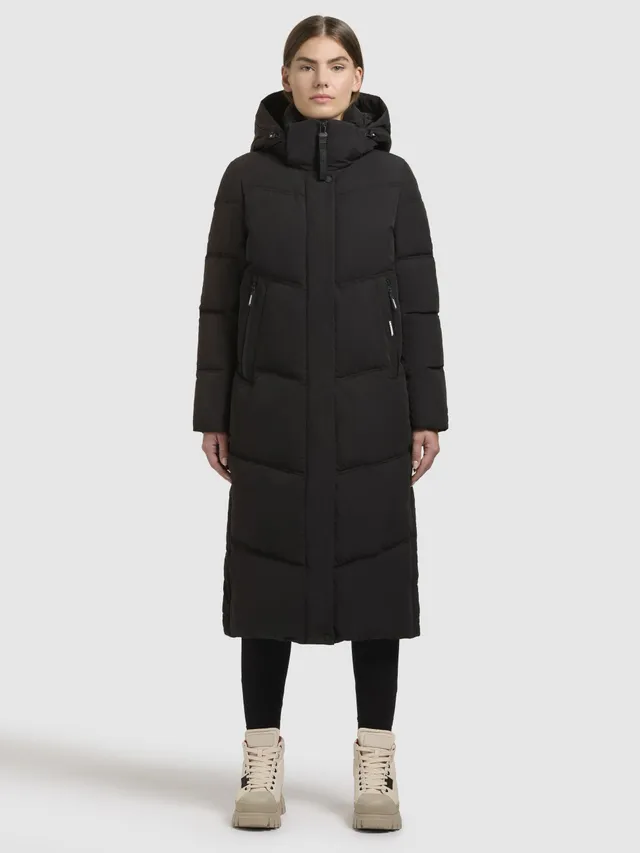 khujo-luga-damen-mantel-parka-black image 1