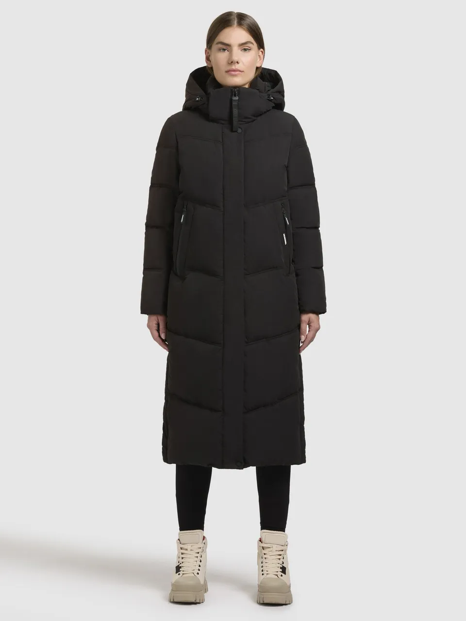 khujo-luga-damen-mantel-parka-black image 1