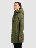 khujo-mantel-ivana-fern-green-damen-kurzmantel-mit-einsatz image 5