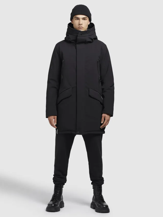 khujo-mantel-carl2-black-damen-parka-winterjacke image 1