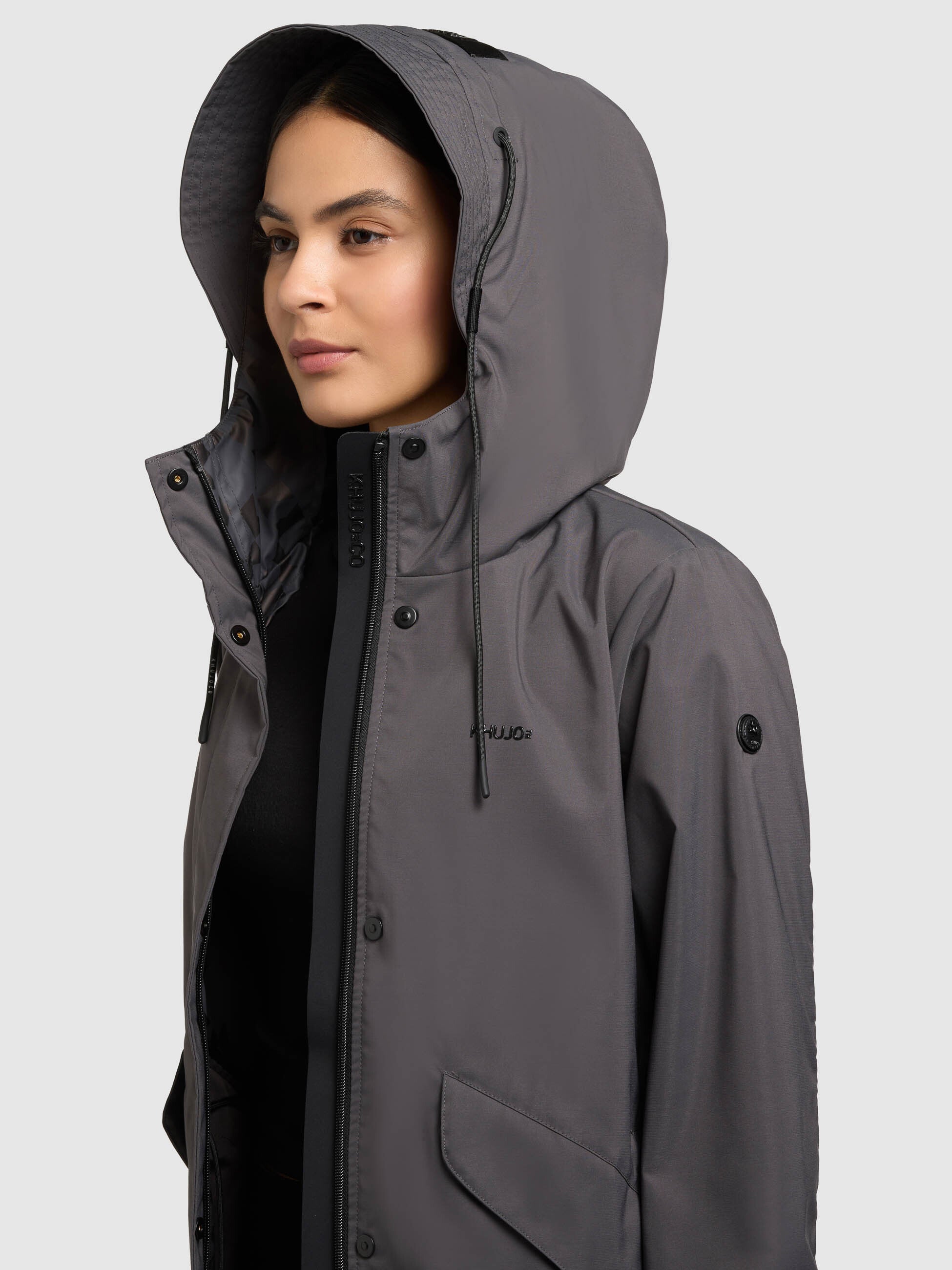 khujo-sang2-regenjacke-damen-slate-grey image 7