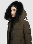 khujo-coat-porde-dark-olive-damen-steppmantel-knielang image 7