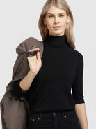 khujo-laria-damen-parka-mantel-taupe image 7