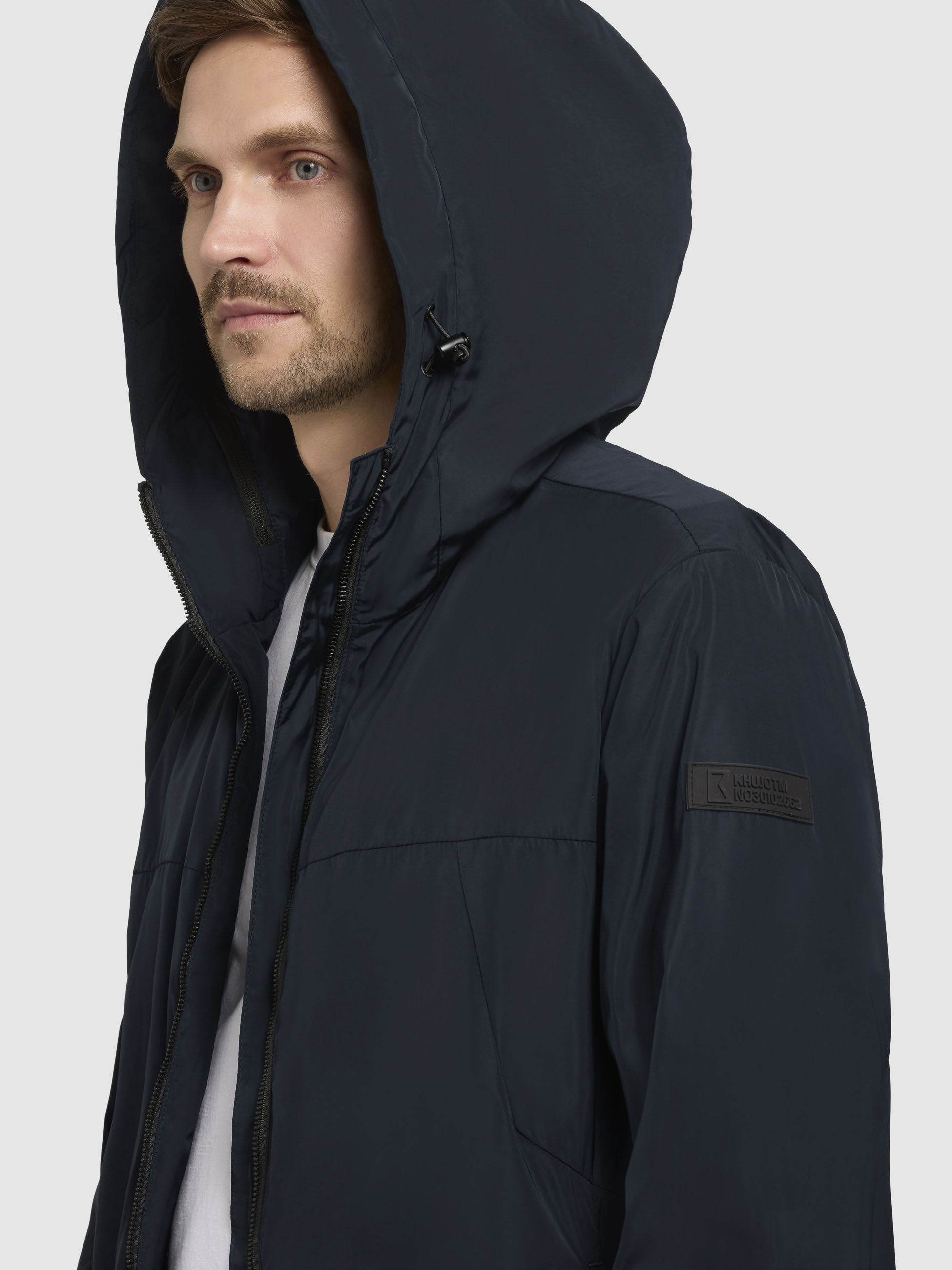 khujo-jacke-taikoo-dunkelblau-kapuzenjacke-mit-doppelter-kapuze-und-zwei-wege-re image 7