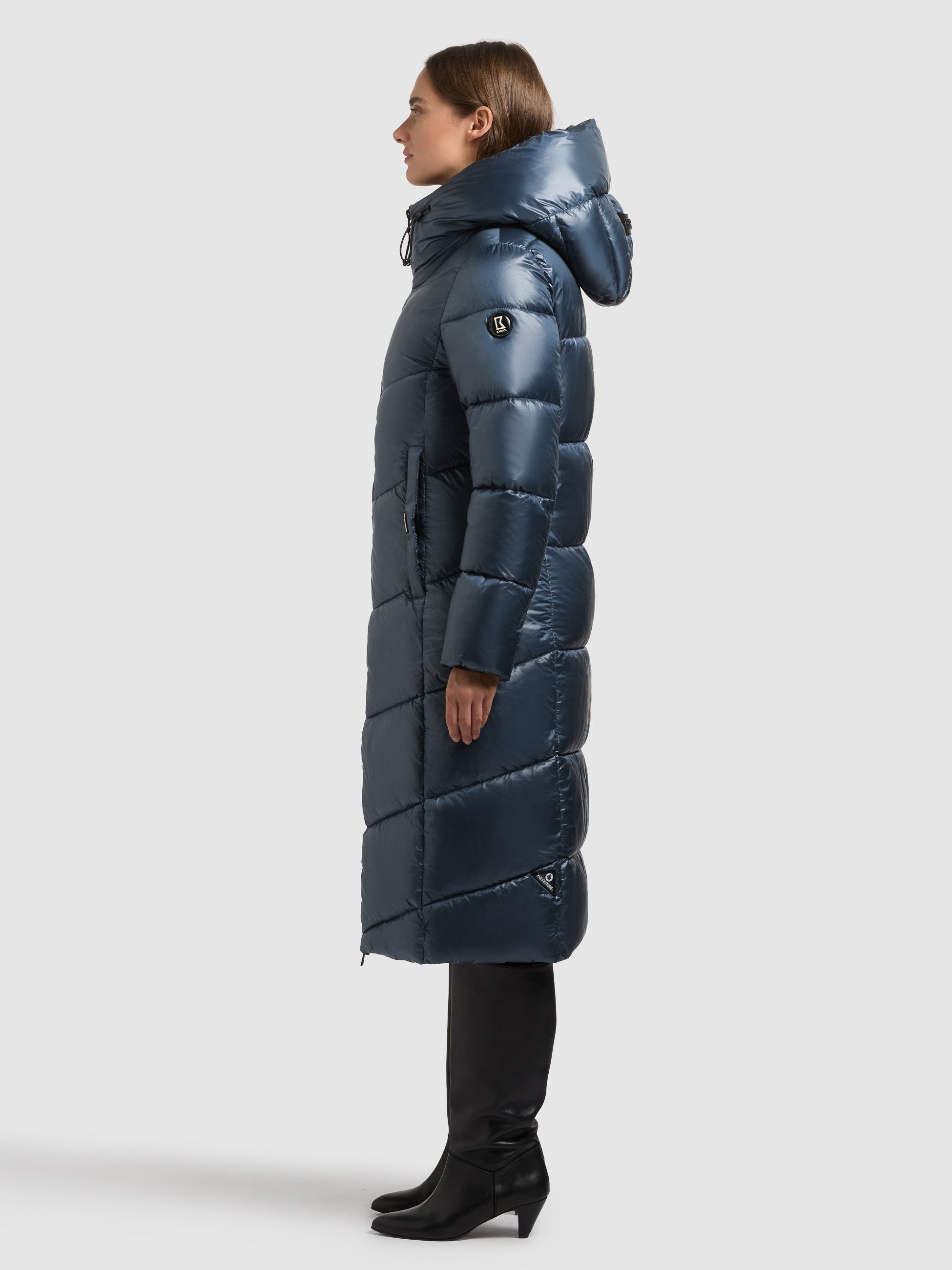 khujo-mantel-rabia-2in1-damen-wintermantel-dim-blue-wadenlang-slim-fit image 5