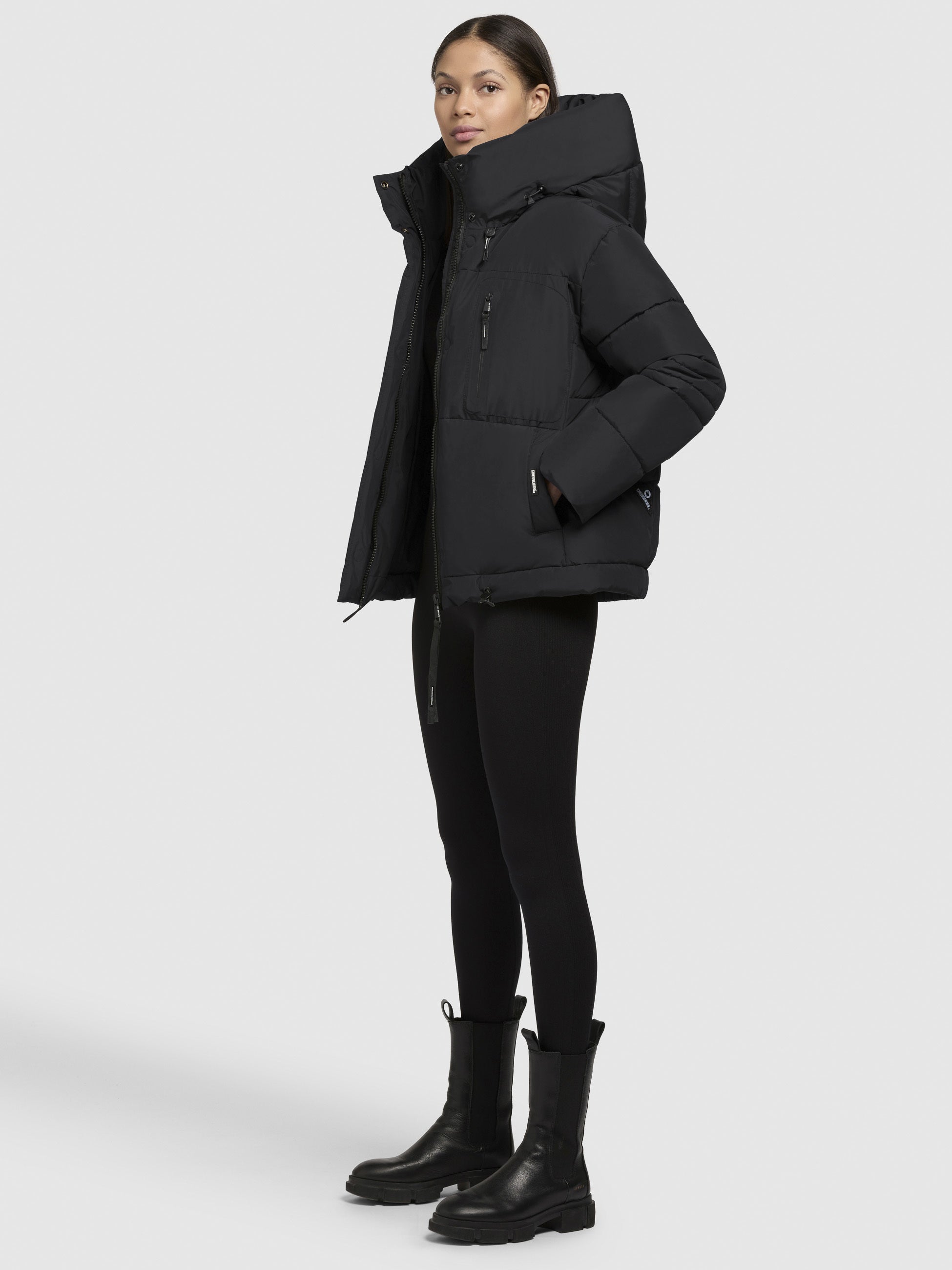 khujo-jacke-peeke-with-gloves-schwarz-damen-winterjacke image 2