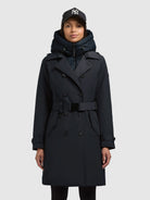 khujo-gora-damen-mantel-trenchcoat-port-blue-mit-steppeinsatz image 4