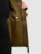 khujo-nolana-damen-steppjacke-khaki-green-crinkle image 8