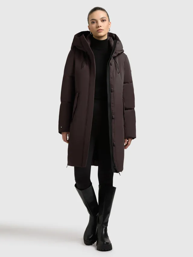 khujo-mantel-nean-damen-kurzmantel-moody-plum image 1