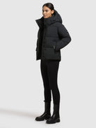 khujo-jacke-devina2-matt-damen-steppjacke-winterjacke-in-obrage-gray image 2