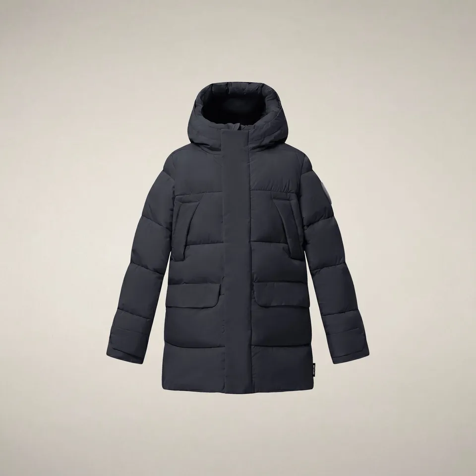 save-the-duck-walter-jungen-parka-blau-schwarz image 1