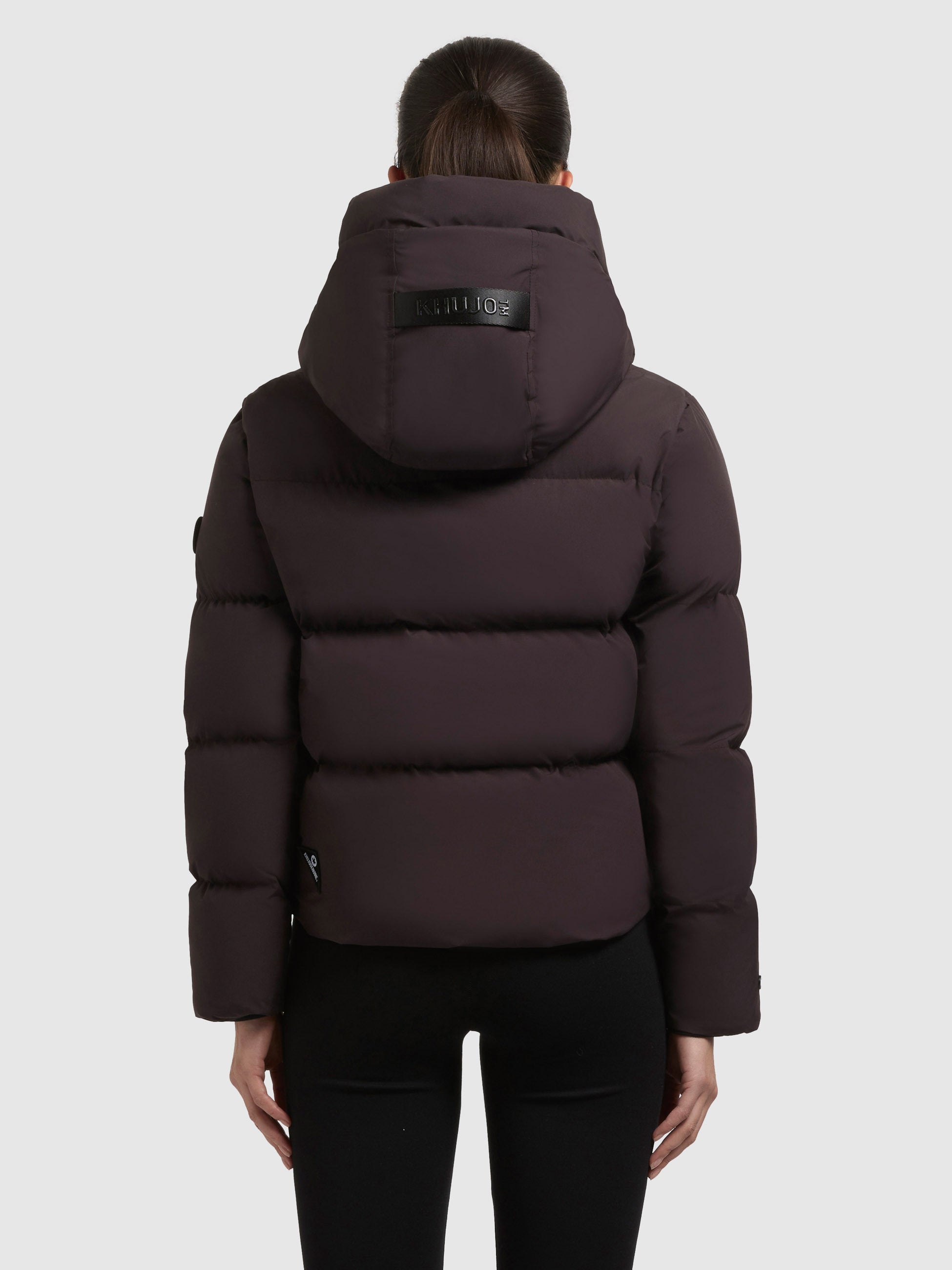 khujo-jacke-enits-matt-damen-steppjacke-moody-plum-mit-kapuze image 3