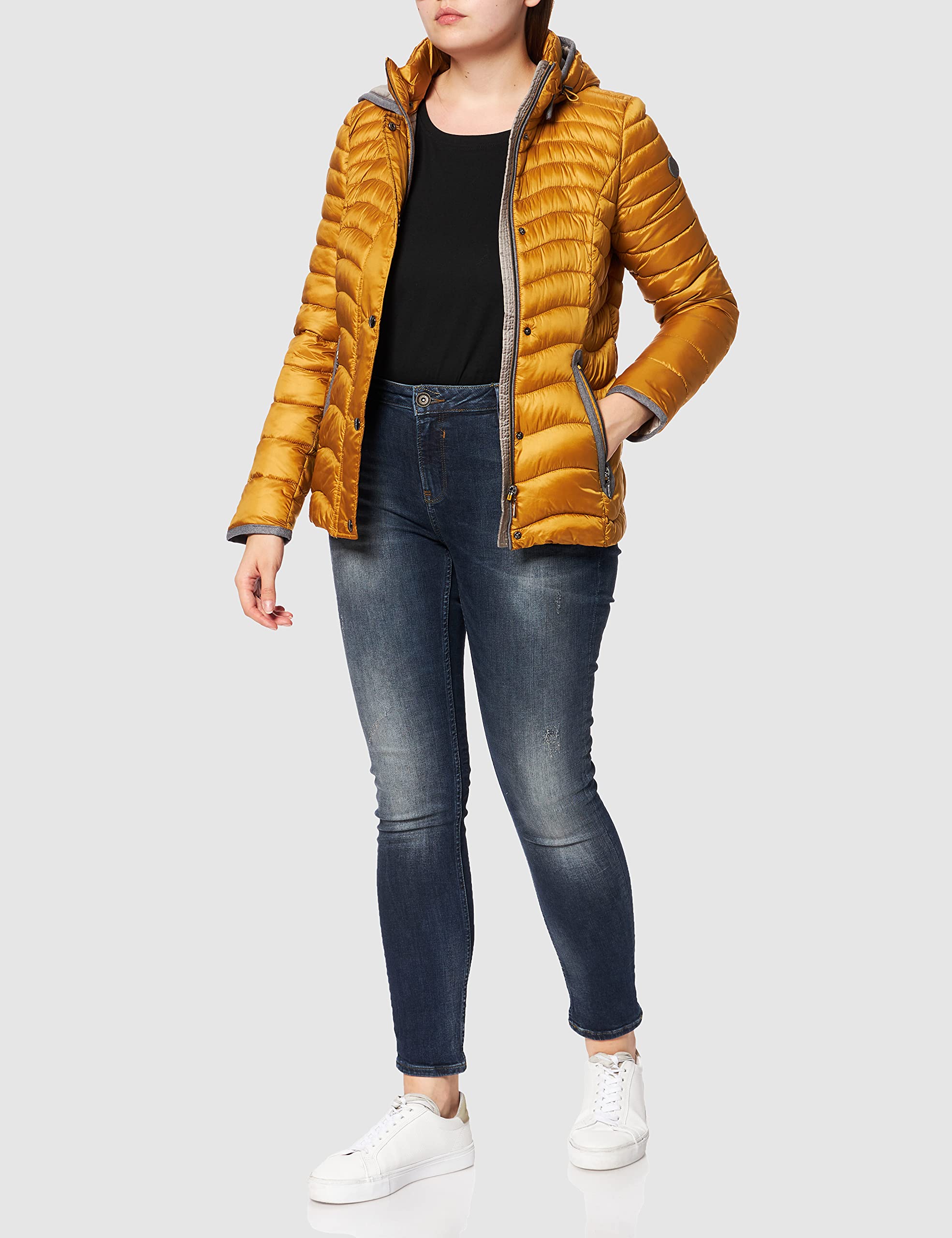 gil-bret-damen-arizona-steppjacke-aus-nylon-mit-kunstdaunen-und-abnehmbarer-kapu image 2