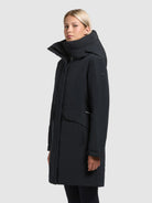 khujo-coat-sina-port-blue-kurzer-damen-wintermantel-mit-kapuze image 5