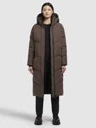 khujo-luga-damen-steppmantel-taupe-dunkel-loose-fit image 6
