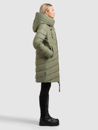 khujo-coat-vare-steppjacke-muted-green-kurz-wattiert image 6