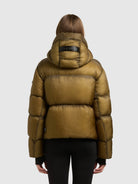 khujo-nolana-damen-steppjacke-khaki-green-crinkle image 3