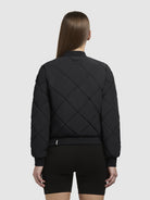 khujo-jacke-ange-schwarz-bomber-steppjacke image 3