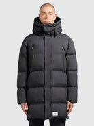 khujo-coat-morse-dark-gray-warm-wattierter-damen-steppmantel image 4