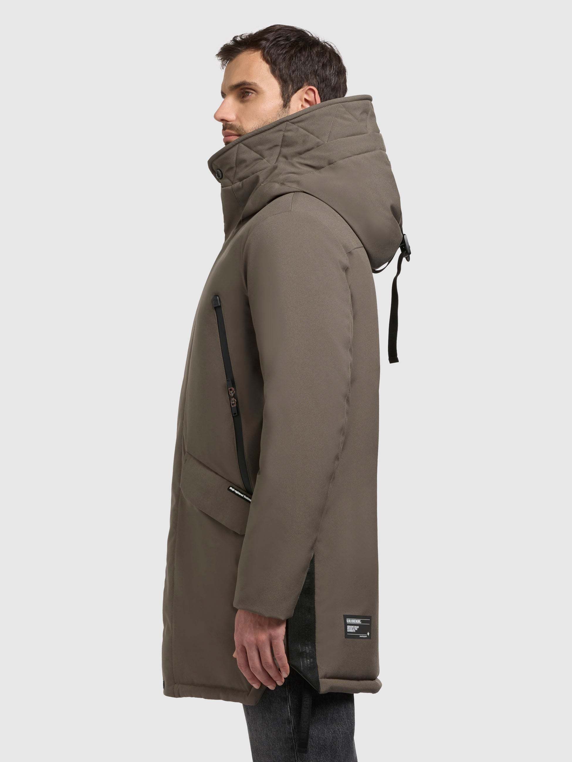 khujo-carl2-mantel-khaki-herren-parka-loose-fit image 5