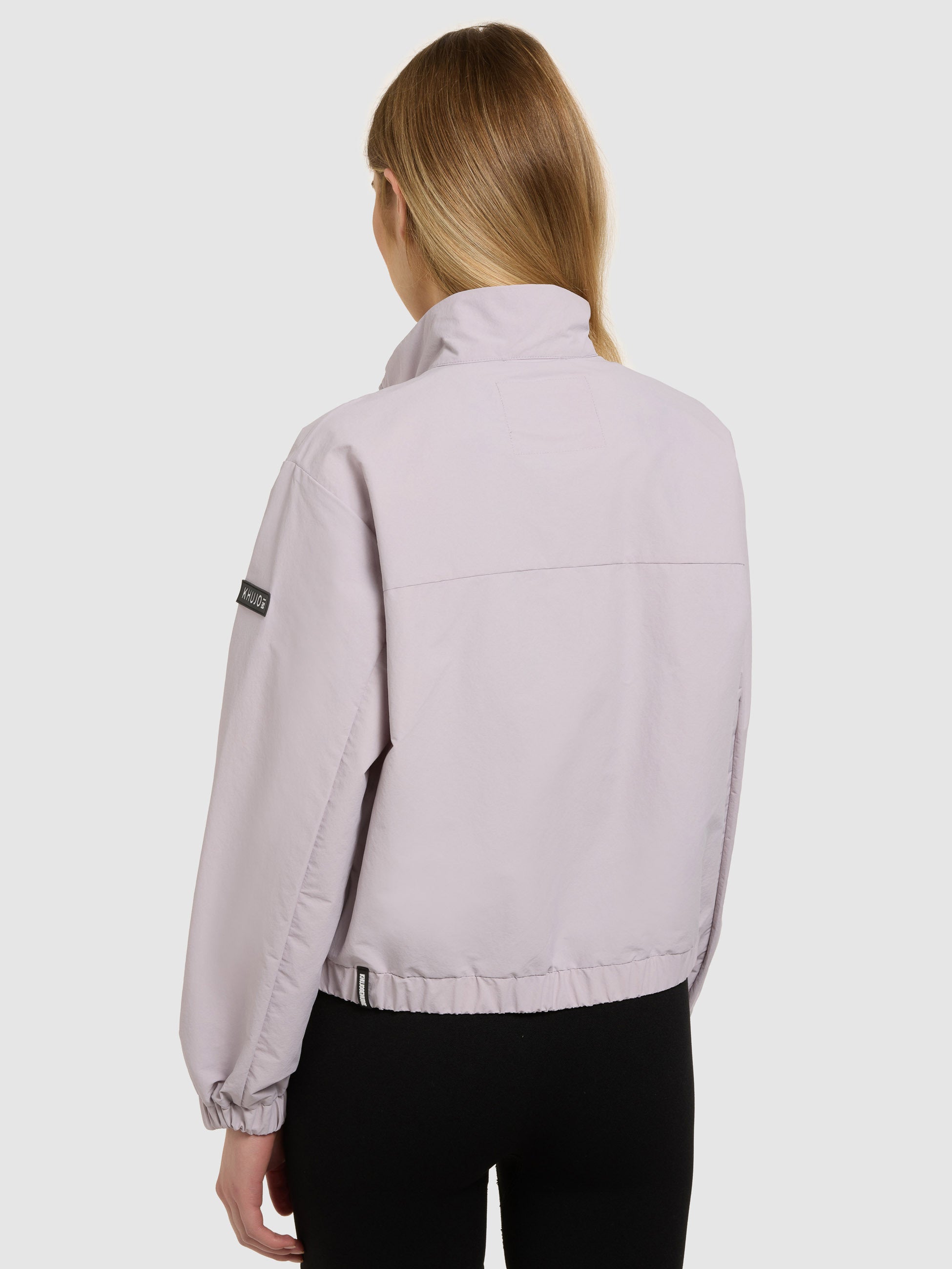 khujo-jacke-leitzi-with-bag-raindrops-lilac-leichte-damen-sommerjacke-mit-tasche image 8