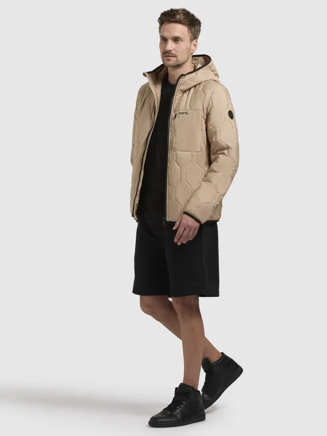 khujo-jacke-rhein-kamel-h-ftlange-damen-steppjacke-wabenstepp image 1