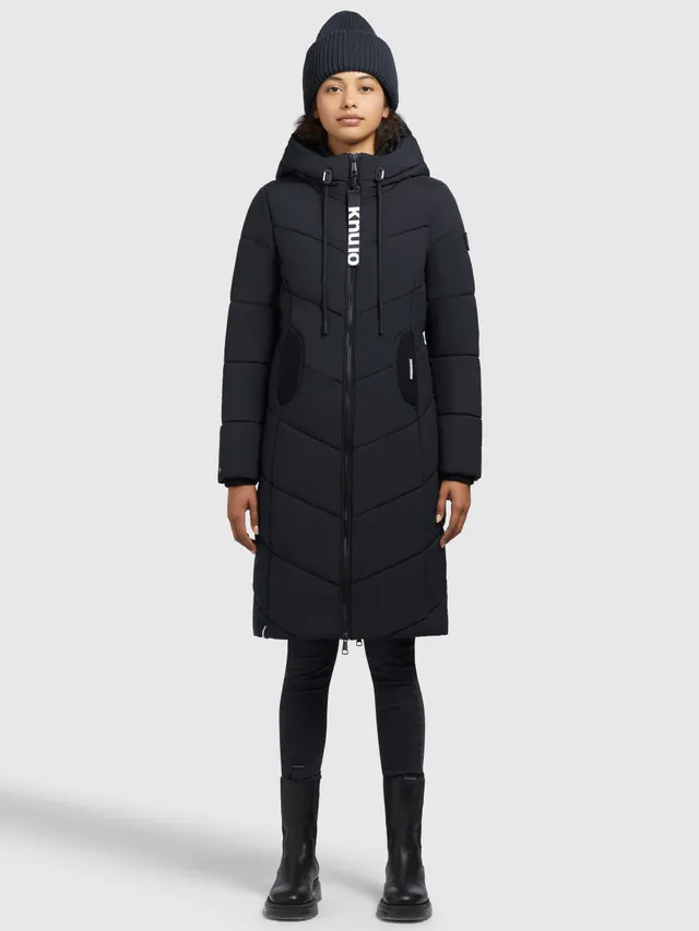 khujo-aribay4-light-damen-mantel-dunkelblau-lange-steppjacke image 1