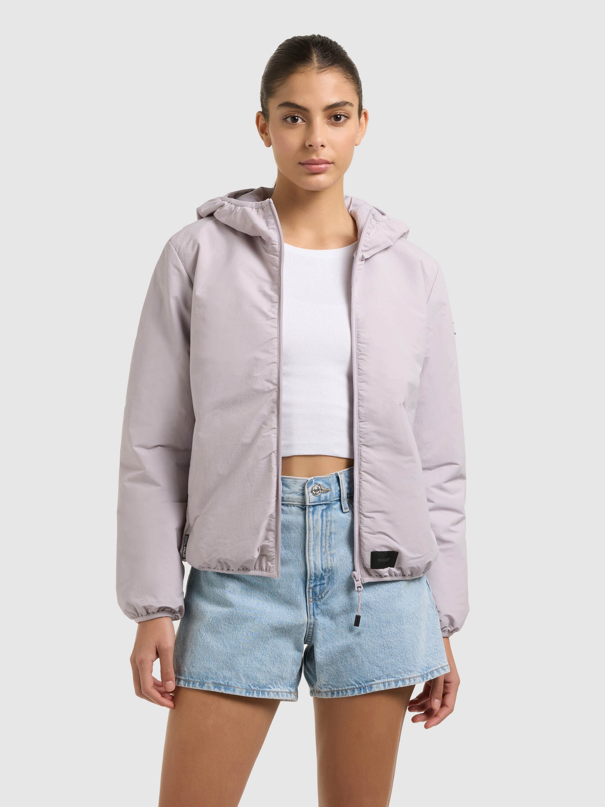 khujo-jacke-shelly2-raindrops-lilac-leichte-damen-blousonjacke-mit-packtasche image 4