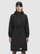 khujo-coat-tuuli-black-knielanger-windbreaker-mit-kapuze image 4