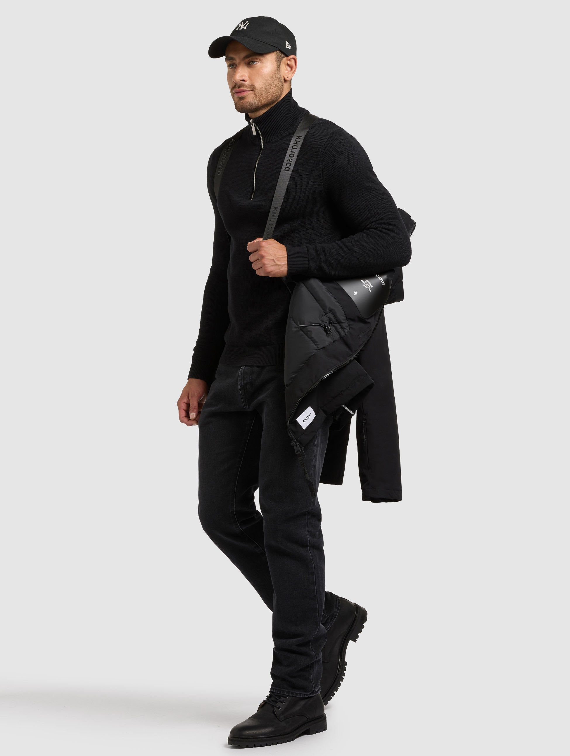 khujo-jacke-nedd-black-wattierte-winterjacke-parka-mit-kapuze image 7