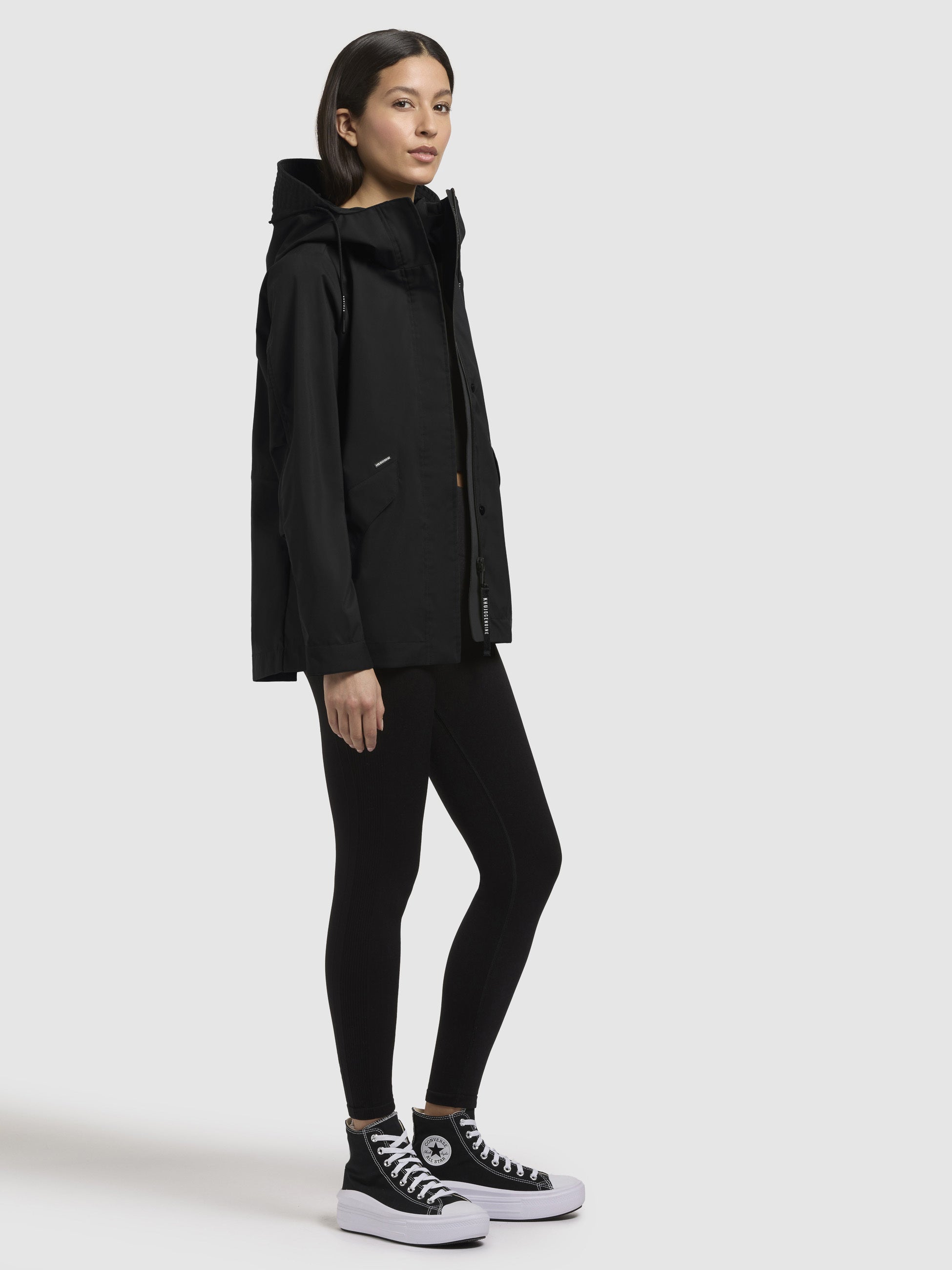 khujo-jacke-sang-schwarz-leichte-damen-regenjacke-regular-fit-wasserdicht image 6