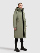 khujo-coat-santini-wintermantel-muted-green-baumwollmix image 6