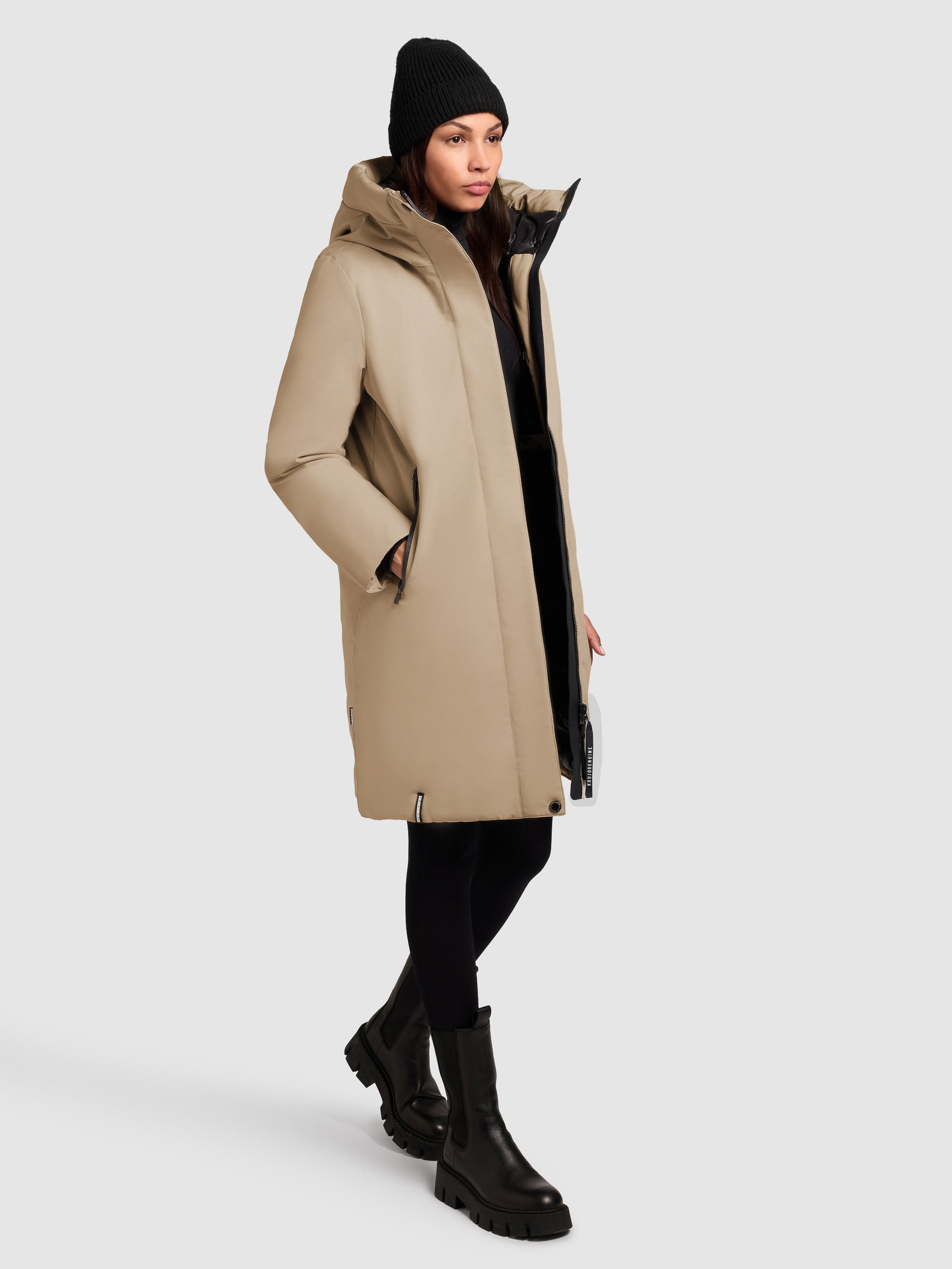 khujo-mantel-nellen-beige-damen-wintermantel-knielang image 6
