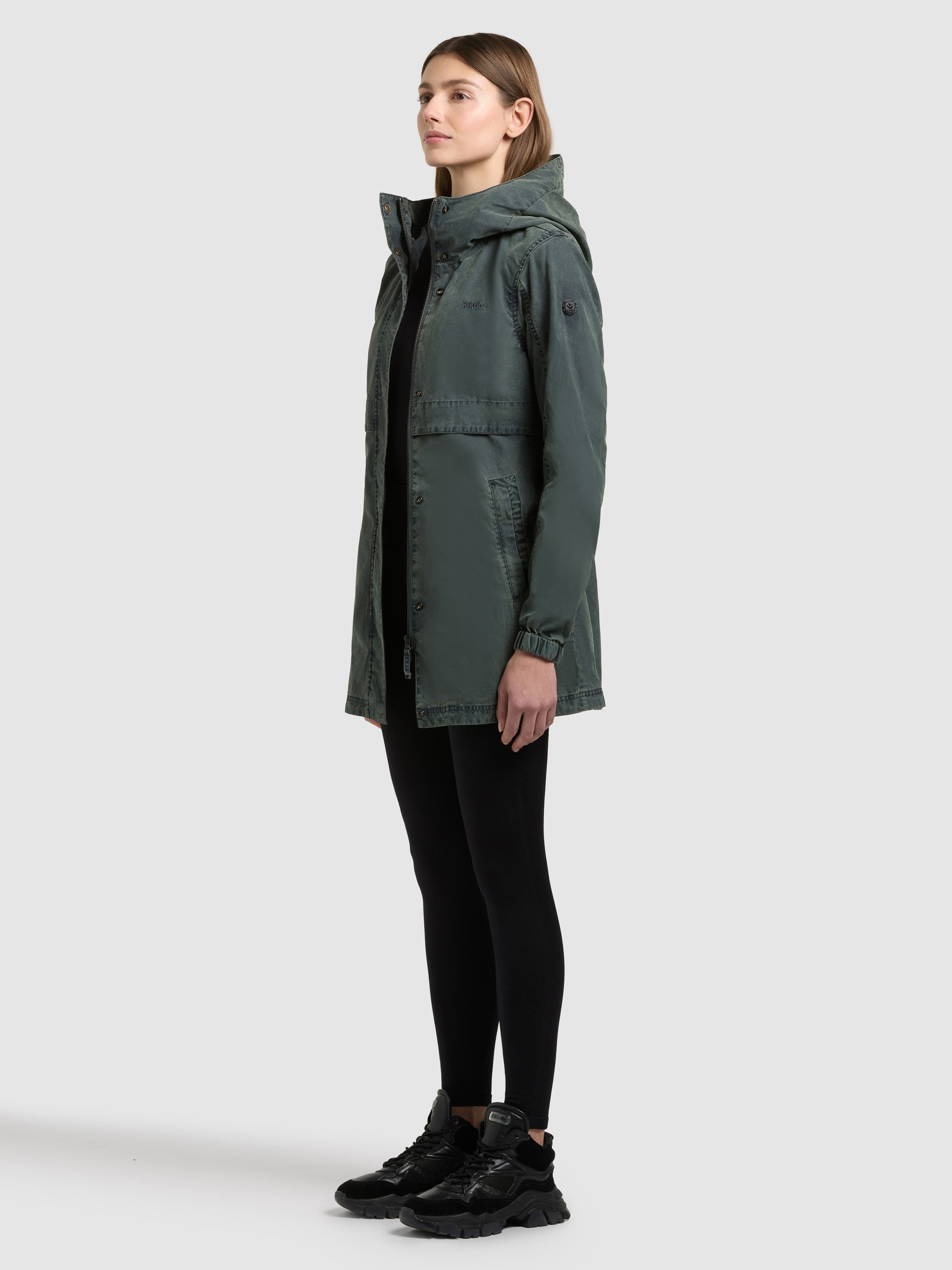 khujo-jacke-brava-black-olive-slim-fit image 6