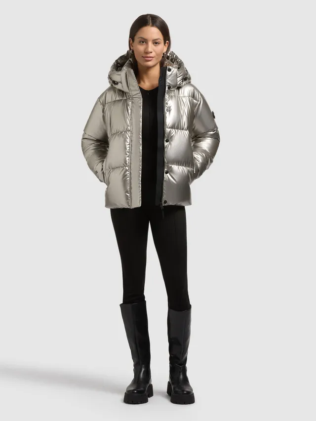 khujo-devina2-shiny-jacke-royal-silver-wasserabweisende-damen-steppjacke image 1