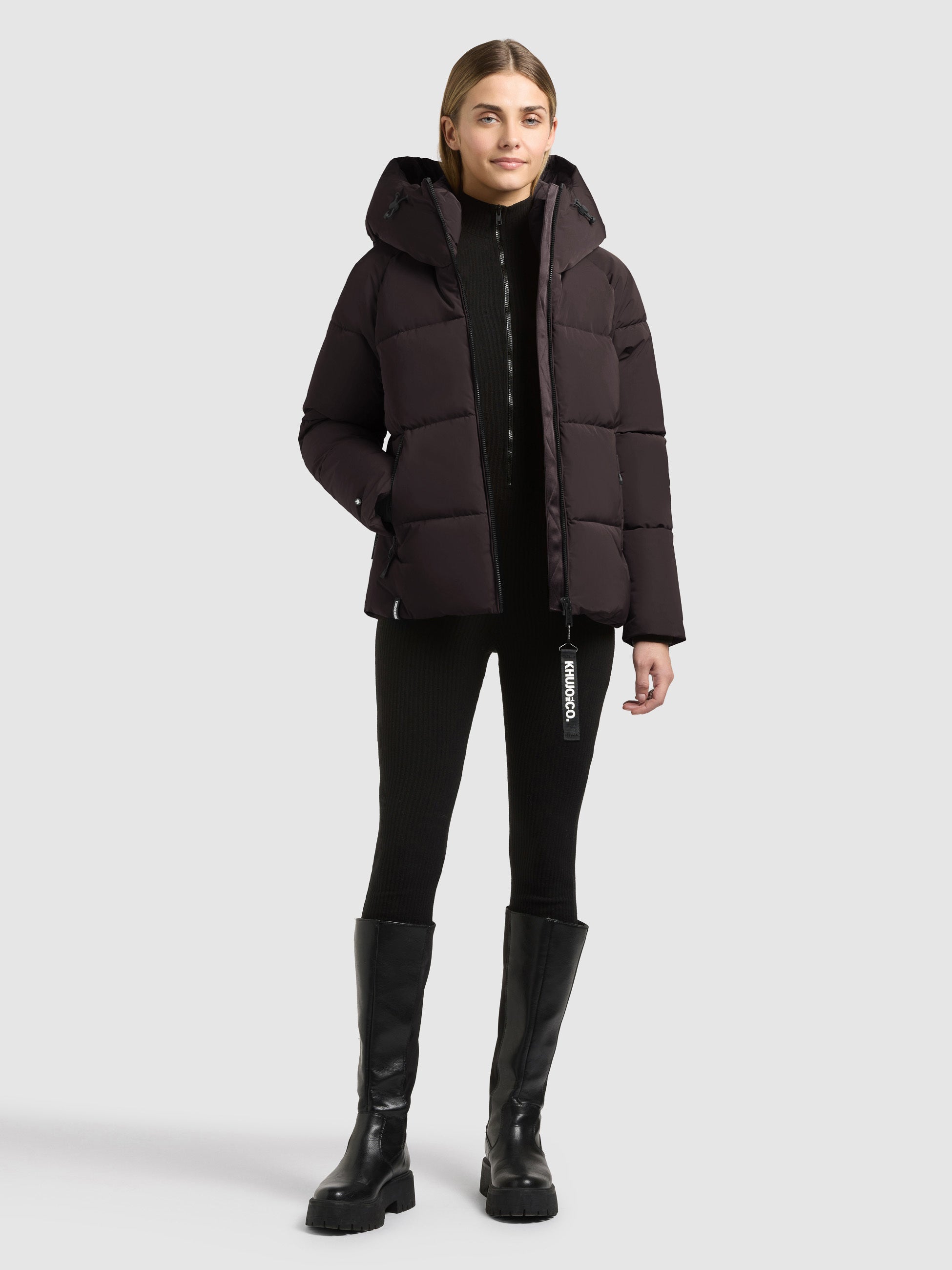 khujo-jacke-ono2-moody-plum-damen-winterjacke image 6