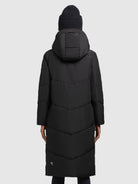 khujo-coat-sonje5-black-steppmantel-damen-wadenlang image 3
