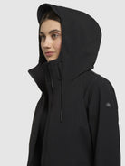 khujo-jacke-yoni-schwarz-damen-regenjacke-wasserabweisend image 7