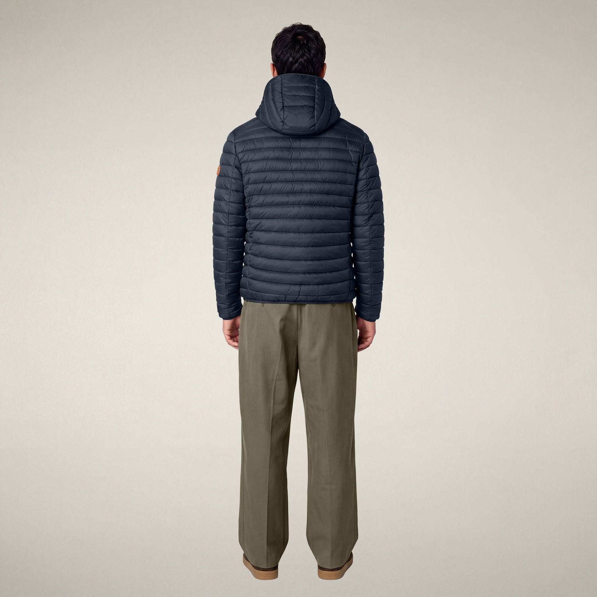 save-the-duck-donald-herren-steppjacke-blau-schwarz-leicht-mit-kapuze image 2