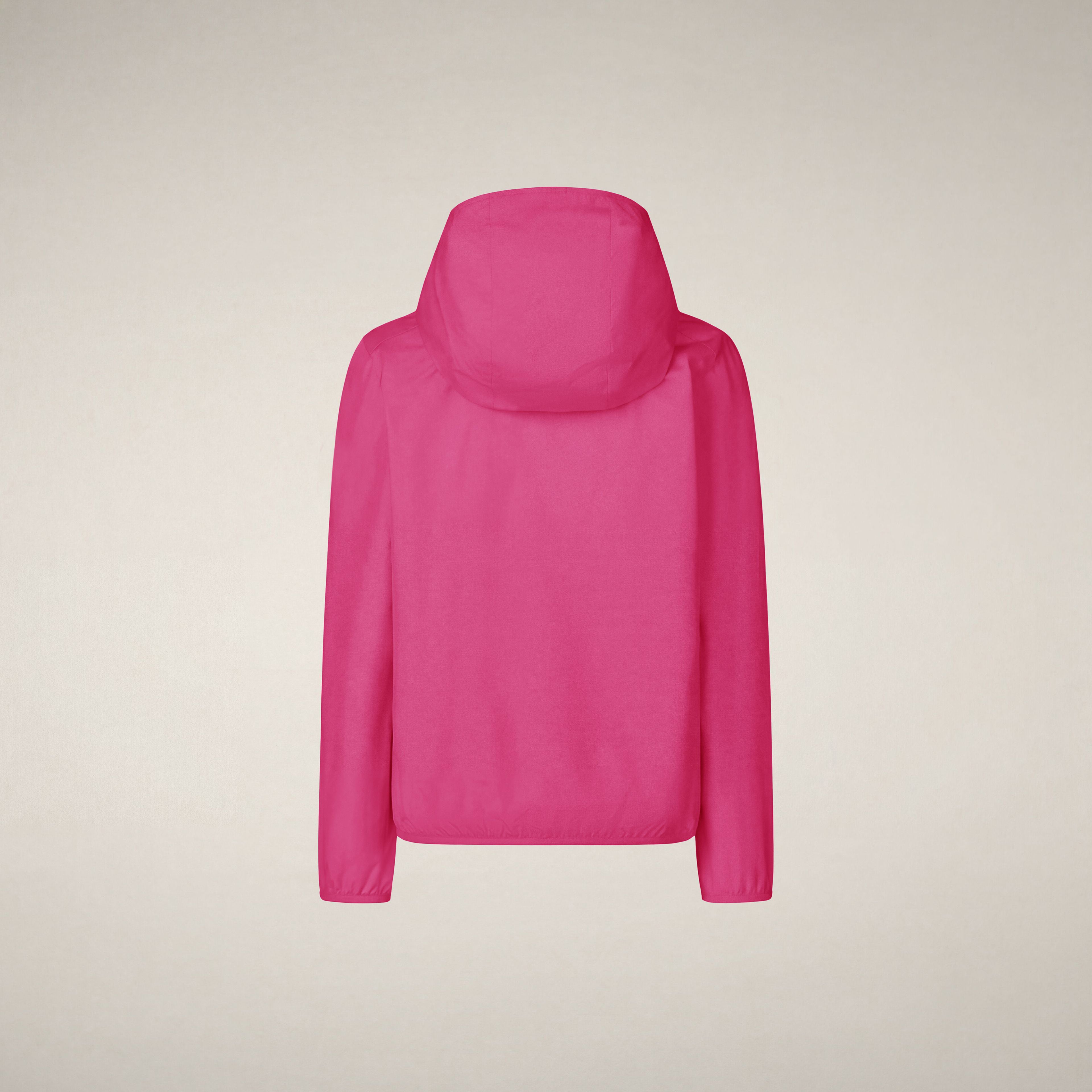 save-the-duck-jules-kinder-regenjacke-fuchsia-pink-mit-kapuze image 2