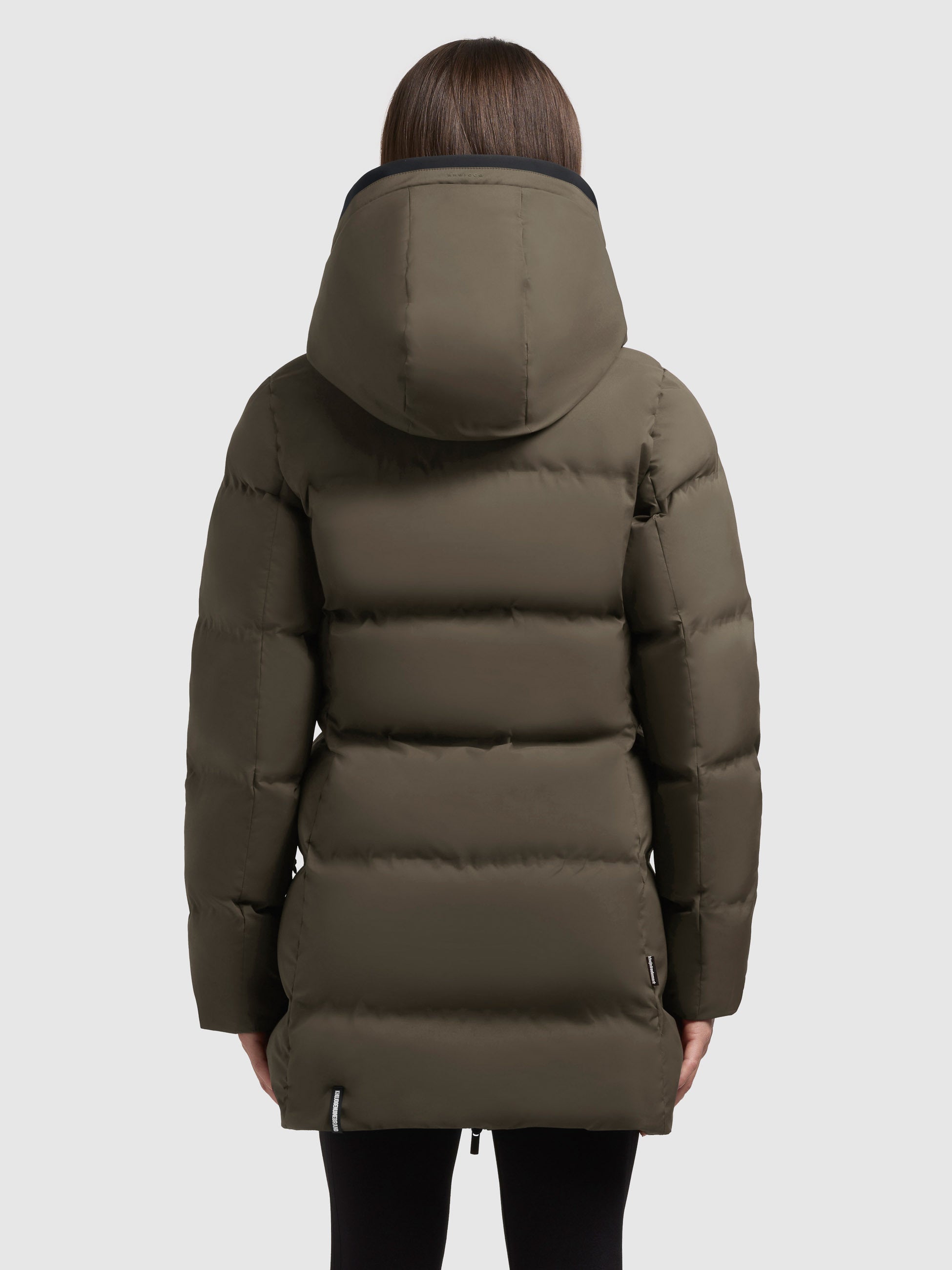 khujo-jacke-tanare4-light-moss-green-damen-steppjacke-slim-fit image 5