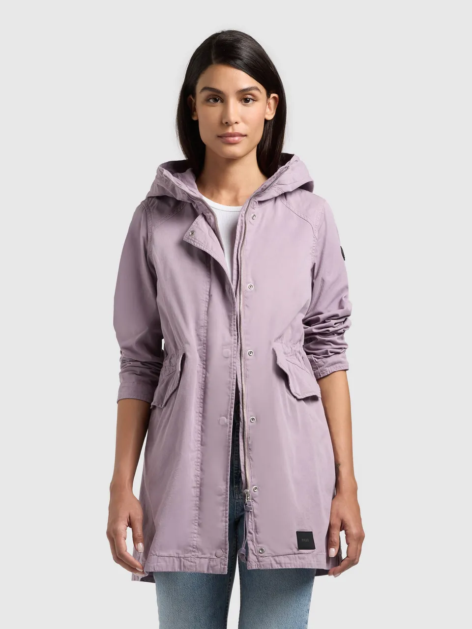 khujo-mantel-nika-violet-damen-parka-aus-baumwoll-twill image 1